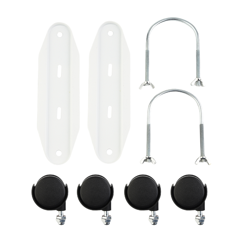 2ชิ้นตัวยึดเข็มขัดให้ความร้อนไฟฟ้าตัวยึดคลิปสำหรับที่รองอะไหล่เครื่องทำความร้อนพร้อมล้อยึดฐานล้อแบบสากล