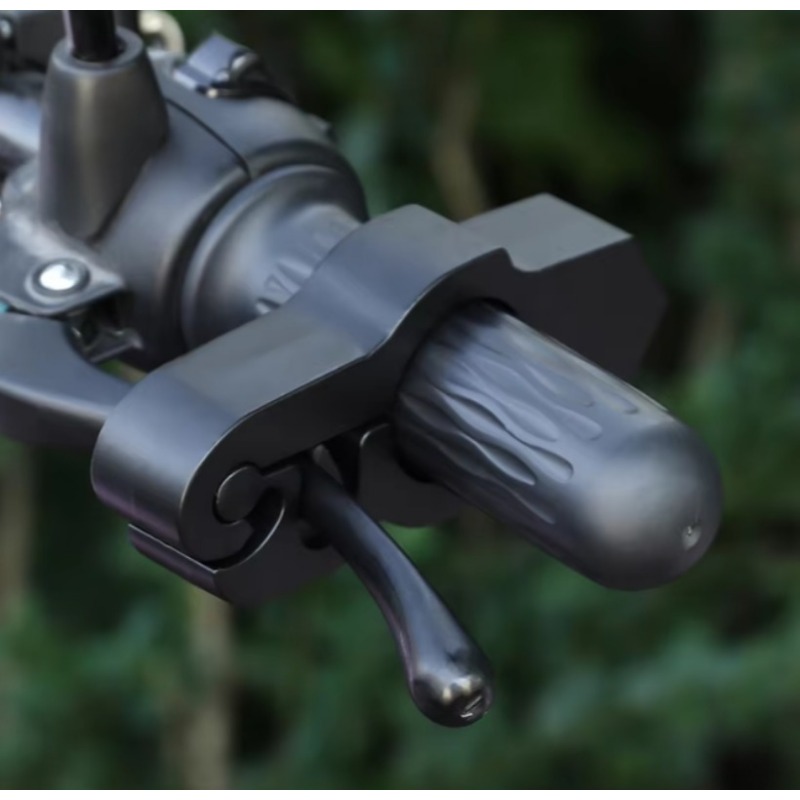 SDTWMotorcycle Handlebar Lock Handlebar Brake Handle Solid Lock Imitating Steal Lock Pull Rod ATV Dirt Street Bikes Anti Theft