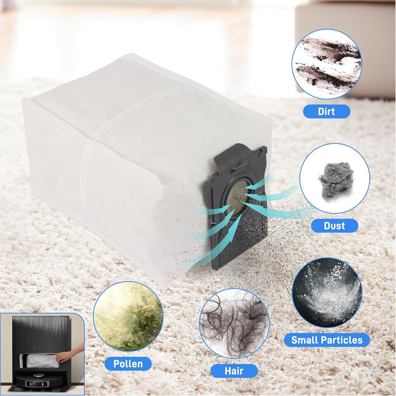 Compatível para dreame x50 ultra x30 ultra x30 pro x40 ultra l40 ultra s30 pro ultra peças de reposição acessórios saco pó
