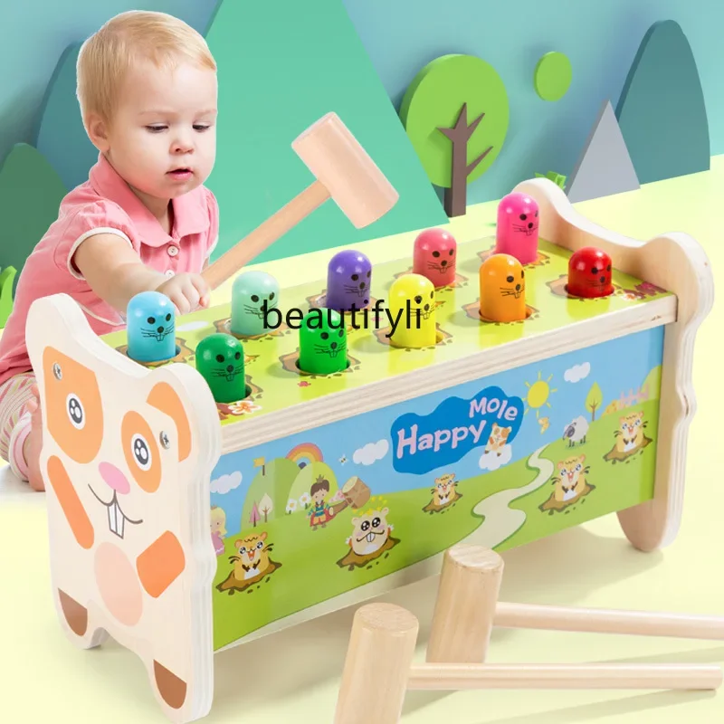 2歳から3歳までの子供と幼児のための木製のおもちゃ