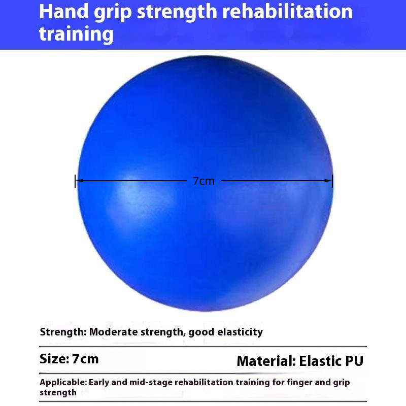 Balle d'exercice de poignée de 7cm pour entraînement physique, 1 pièce, jouet de renforcement des doigts pour Massage et renforcement du poignet