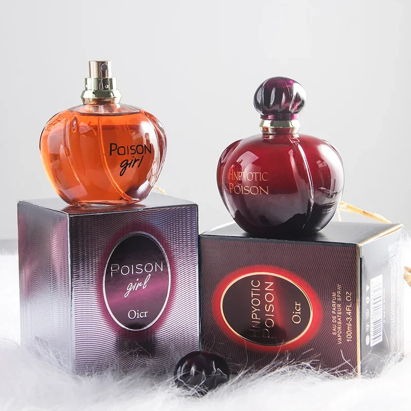 100ml น้ําหอมผู้หญิง Poison Series น้ําหอมดอกไม้กลิ่นผลไม้คุณภาพสูงยาวนานน้ําหอมระงับกลิ่นกายฟีโรโมนดึงดูดผู้ชาย