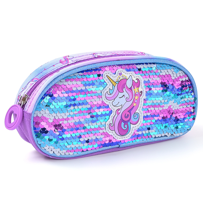 3-teiliges Taschenset für Schulrucksäcke, Mädchen, Cartoon-Einhorn, Büchertasche mit Lunchtasche, Multifunktionsrucksäcke, Mochila Infantil