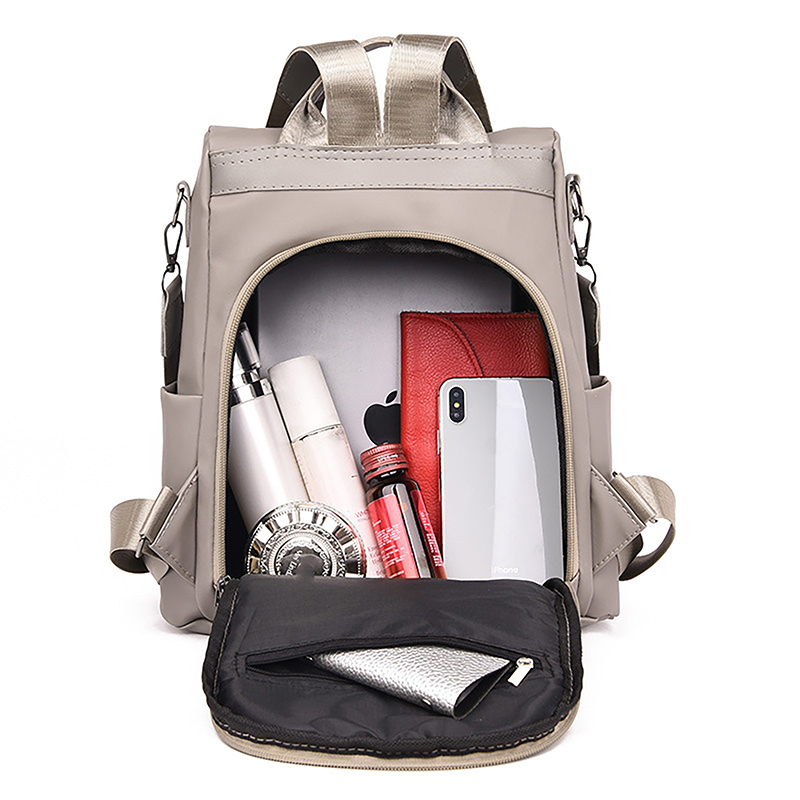Mochila antirrobo multifuncional para mujer, morral de viaje con correa de hombro desmontable, a la moda, novedad