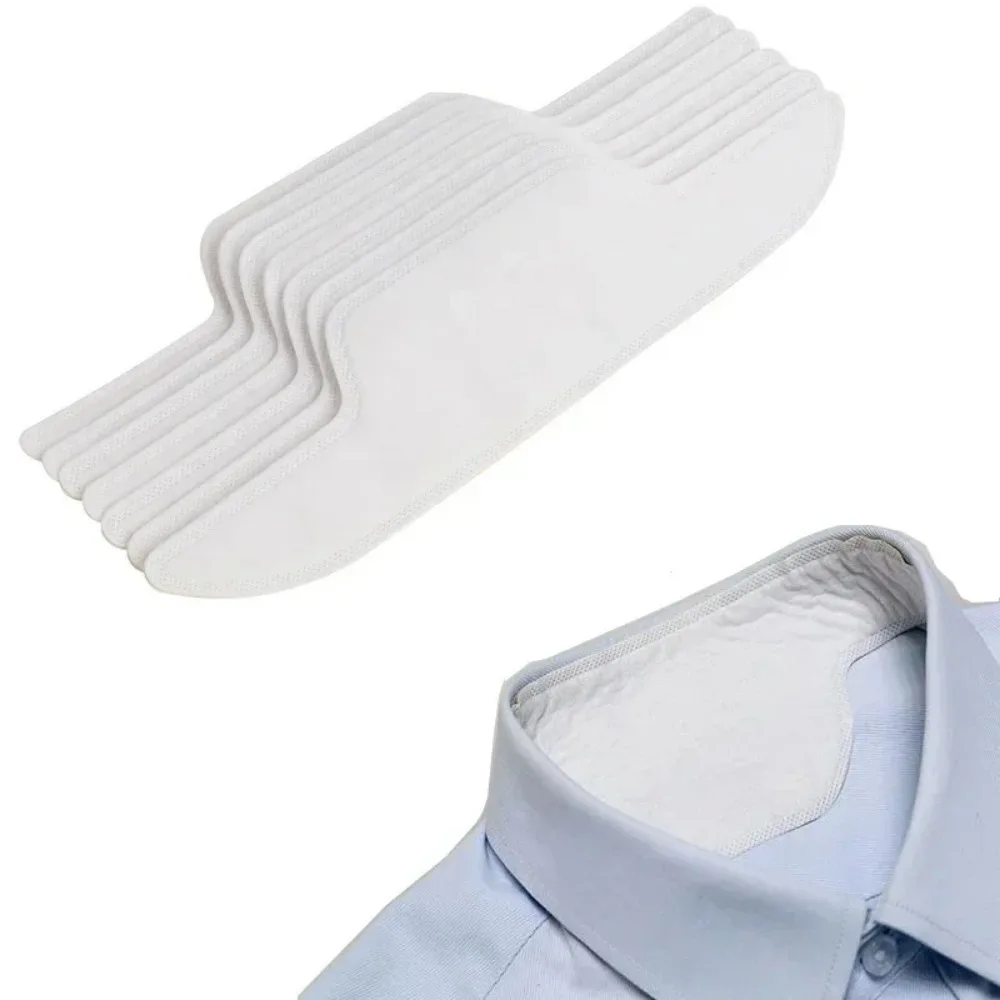 10 Stuks Wegwerp Zelfklevende Zweetkussentjes T-shirt Hals Kraag Hoed Absorberende Sticker Polymeer Hoed Rand Anti-Vuile Sticker sluiting