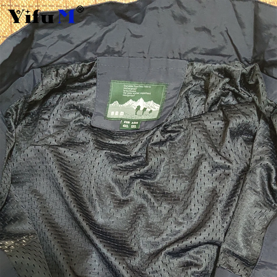 Personalizar tu logotipo hombres rompevientos chaquetas al aire libre prendas de vestir exteriores abrigo impermeable para hombres Sudadera con capucha hombres escalada 2024 DIY