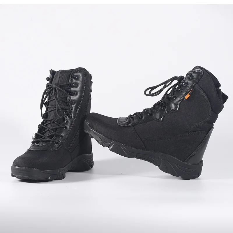 Botas tácticas de adiestramiento al aire libre para hombre, zapatos altos para el desierto, Botas de camuflaje para combate, caza, escalada, senderismo