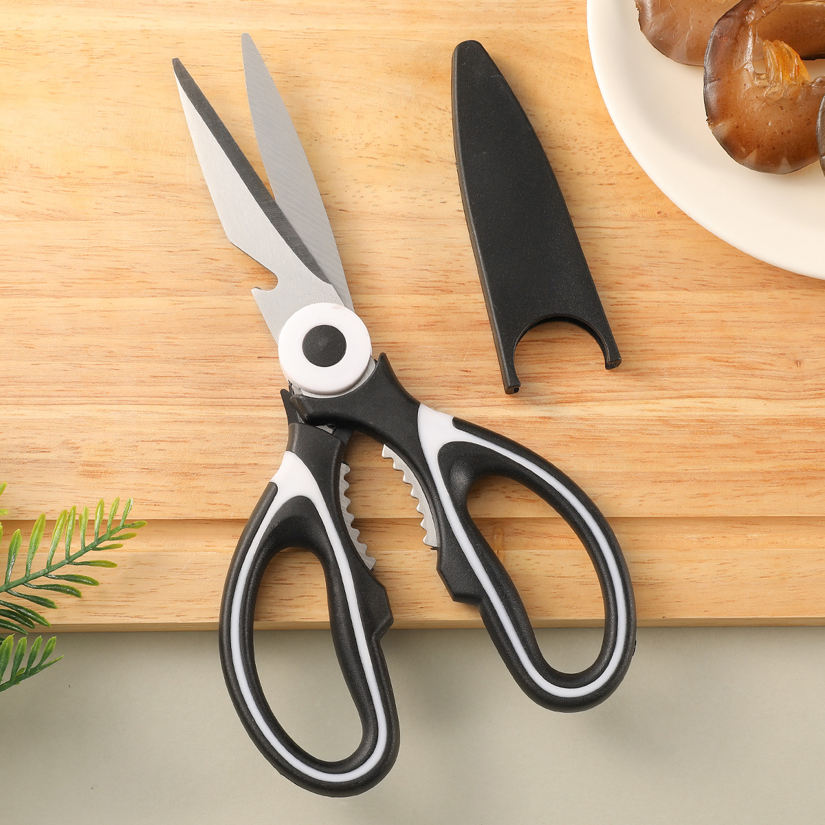 Multi Functional Stainless Steel Household Kitchen Scissors For Cutting Vegetables, Chicken Bones, Fish, And Other Tools