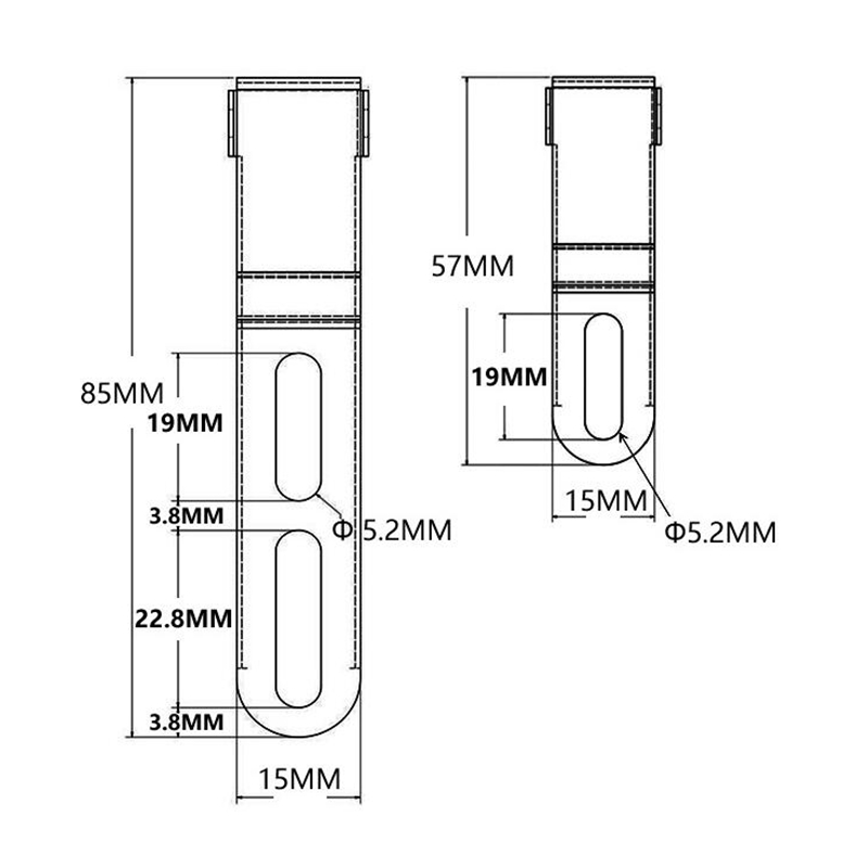 Kydex Clip Grip Hook, Tactical Ulticlip Belt Clip Knife Sheath Kydex Gun Holster IWB Concealed Carry Airsoft Accessories