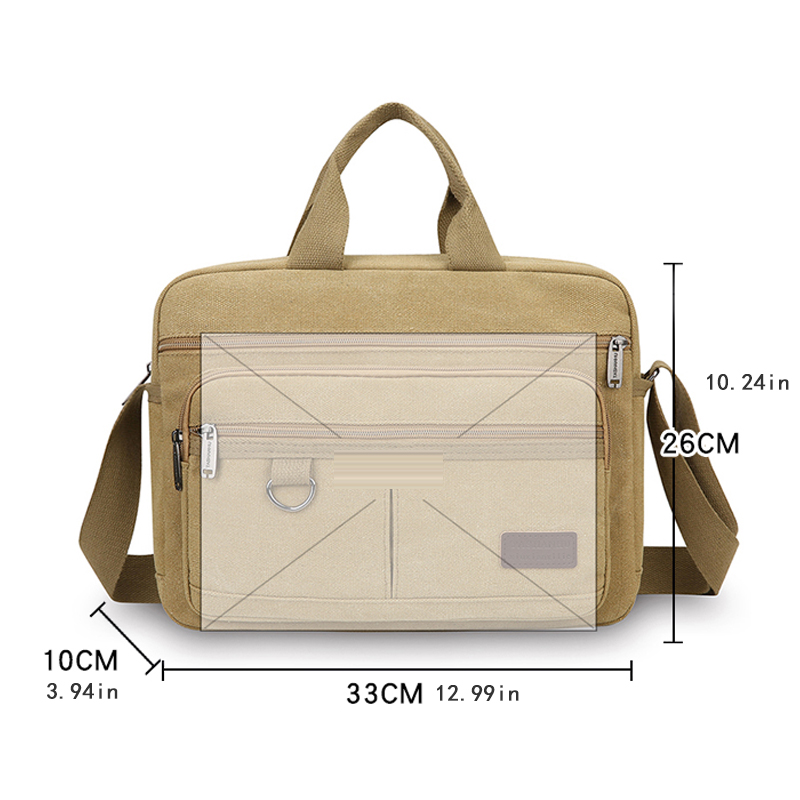 Laptop case 15.6 inches, men's and women's business briefcase, Messenger Shoulder Bag with shoulder strap, durable office bag, l