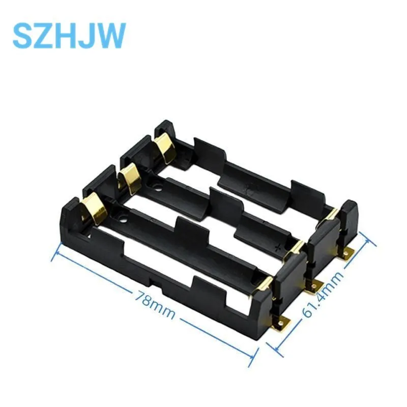 1x2x3x4x 18650 SMT Battery Holder 18650 SMD Battery Box Storage Case Container Power Bank With Bronze Pins Rechargeable SMT
