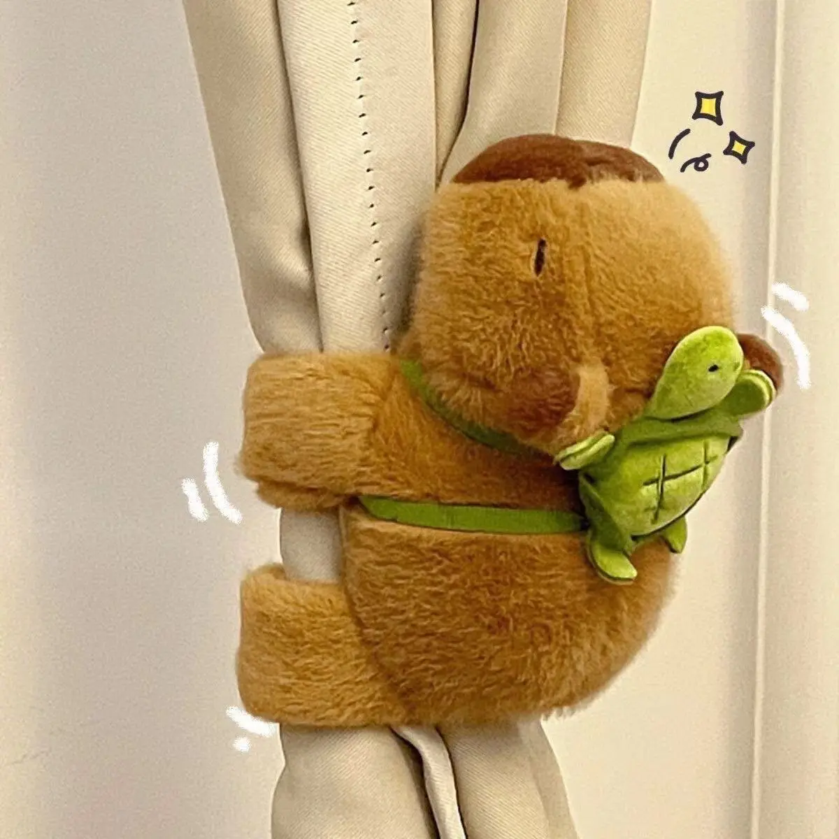 2 ชิ้น Capybara Plush สร้อยข้อมือสัตว์น่ารัก Capybara สายรัดข้อมือ Clap วงกลมนาฬิกาข้อมือของเล่น Kawaii การ์ตูนตุ๊กตาผ้าฝ้ายเด็กของขวัญวันเกิด