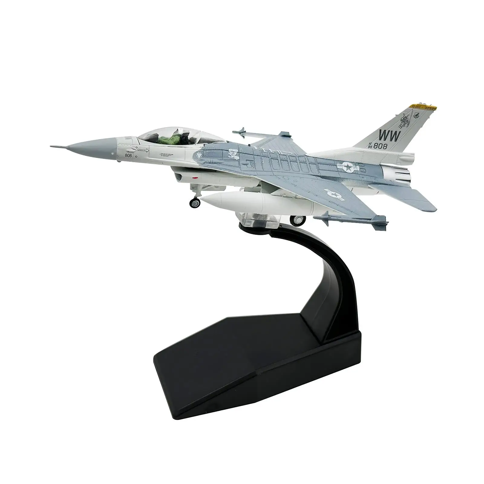 子供、消防士のおもちゃのためのf16c戦闘機モデル、高度なダイキャスト飛行機、家庭、寝室、棚、リビングルーム、デスクトップ装飾、1: 100