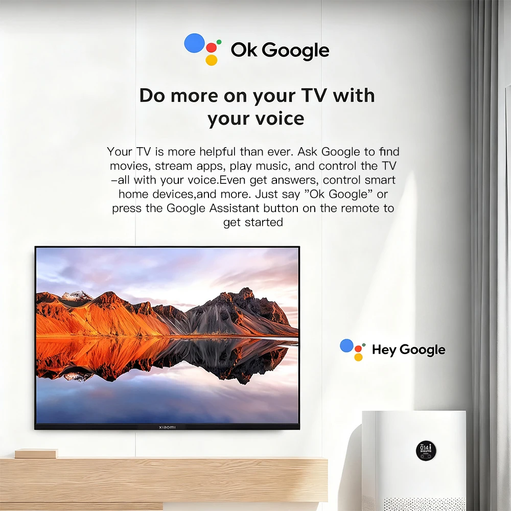 Xiaomi TV A 32, tamanho compacto com tela colorida, som dinâmico com áudio Dolby ™ , DTS-X e DTS Virtual: X, Fini de metal de última geração