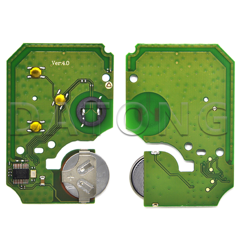 Datong 世界ルノーメガーヌ風光明媚な 2003-2008 リモートキー 433 Mhz ID46 PCF7947 チップ 3 ボタン自動交換スマートカードキー