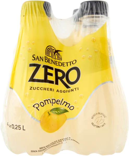 Pompeo Null kohlensäure haltiges Getränk 4x250ml-san benedetto