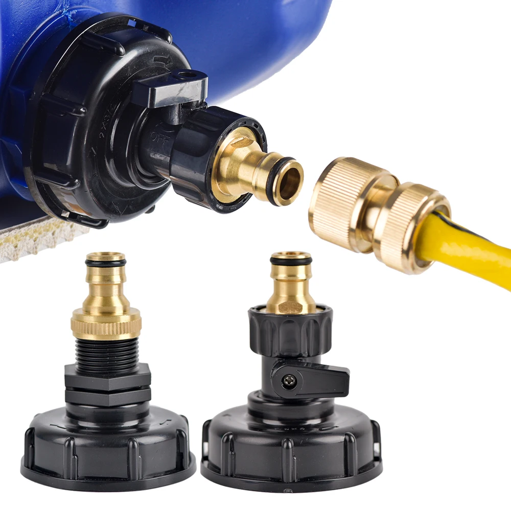 3/4" IBC Adapter Female Thread Dispense Valve Link Pacifier IBC Drain Adapter Spout Fittings Home Garden Irrigation Switch Tool
