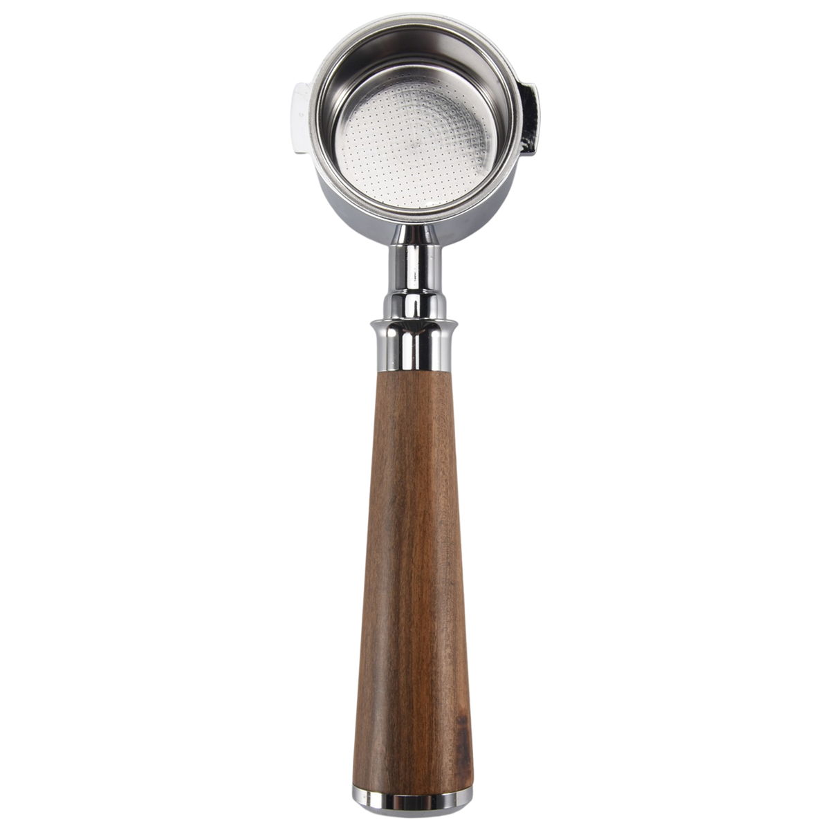 51mm Portafilter for Delonghi ECP3420/EC155/BCO430/EC260, 51mm Bottomless Portafilter 2 Ears Handle Replacement Parts