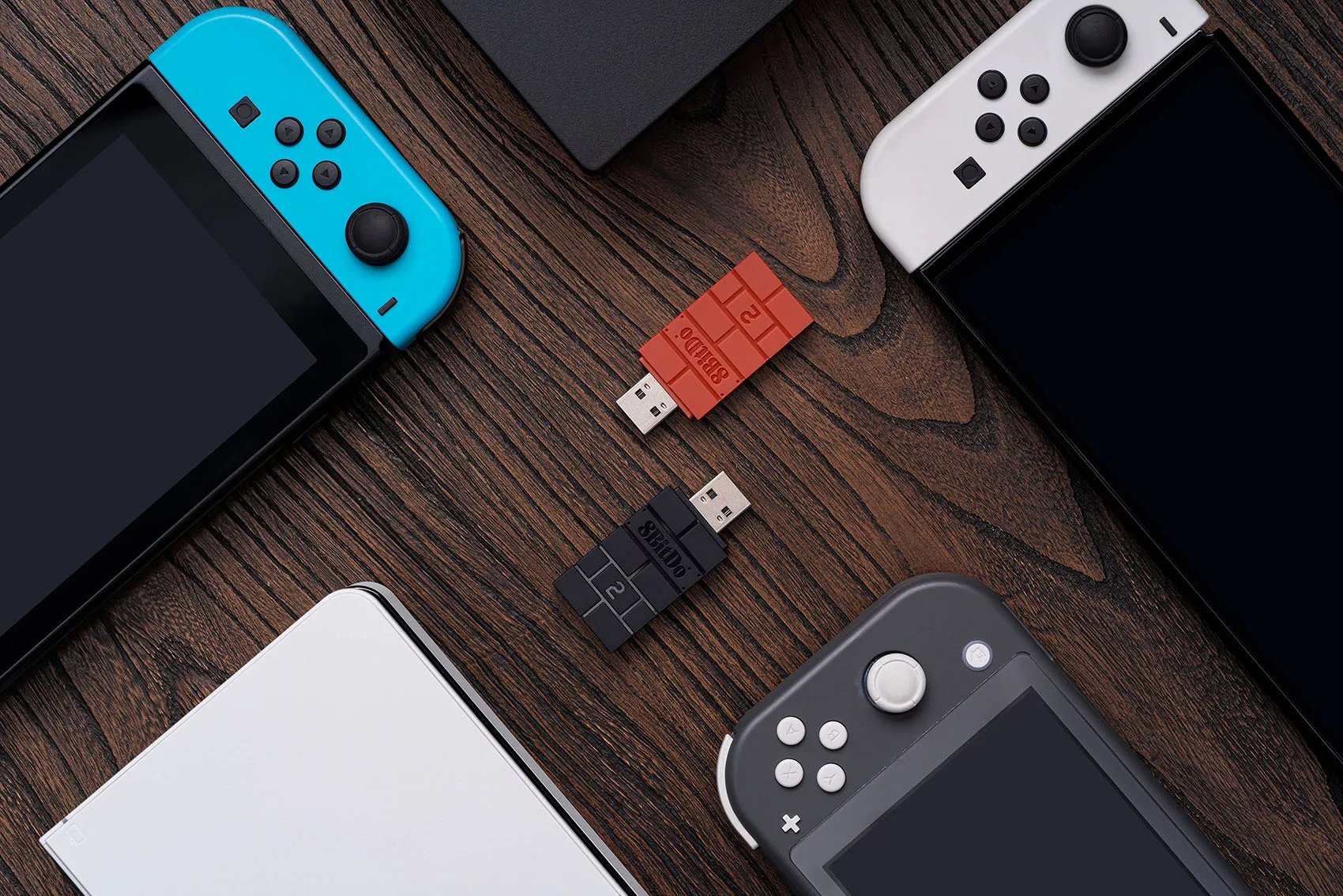 Receptor adaptador inalámbrico Bluetooth USB 8BitDo para Nintendo Switch 2 Windows Mac PS1 para Xbox one PS4 PS5 Switch Pro controlador