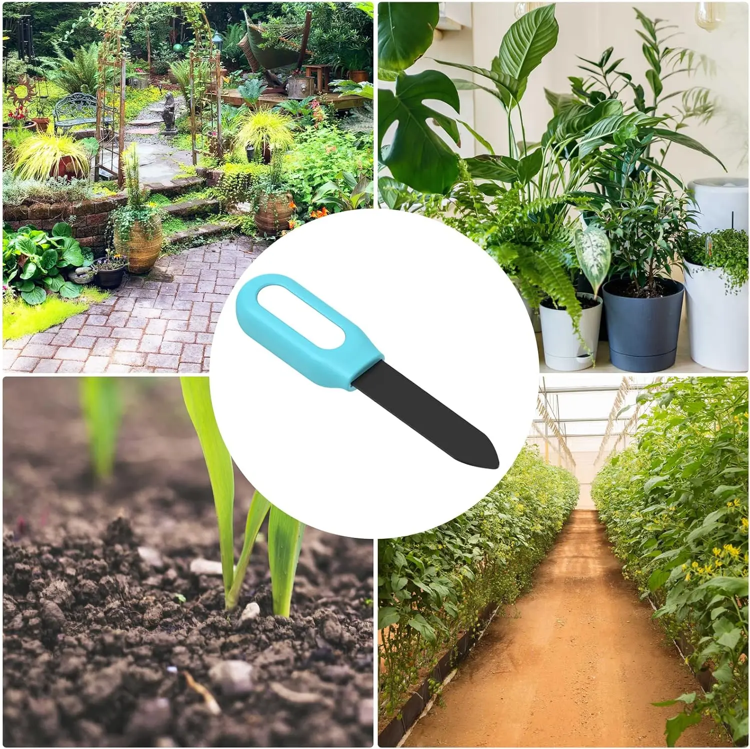 Tuya-probador inteligente de suelo Zigbee con Bluetooth, Sensor de humedad, temperatura, aplicación de teléfono móvil, Monitor en tiempo Real para plantas y jardín