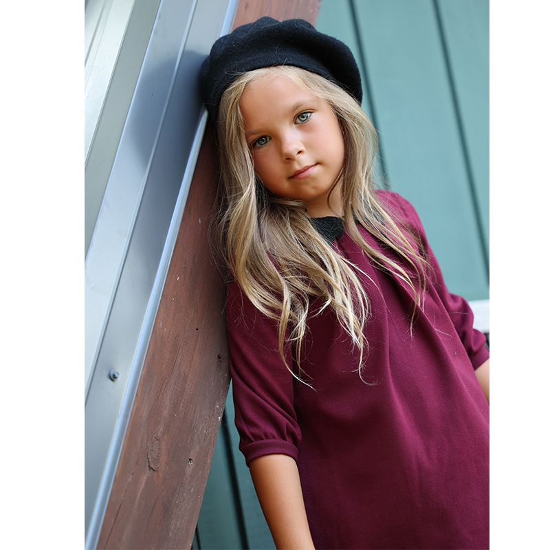 Ali Plus AW25 High Quality Shabbos Wool Collection Dress With Crochet Collar Back in stock Sep 7th
