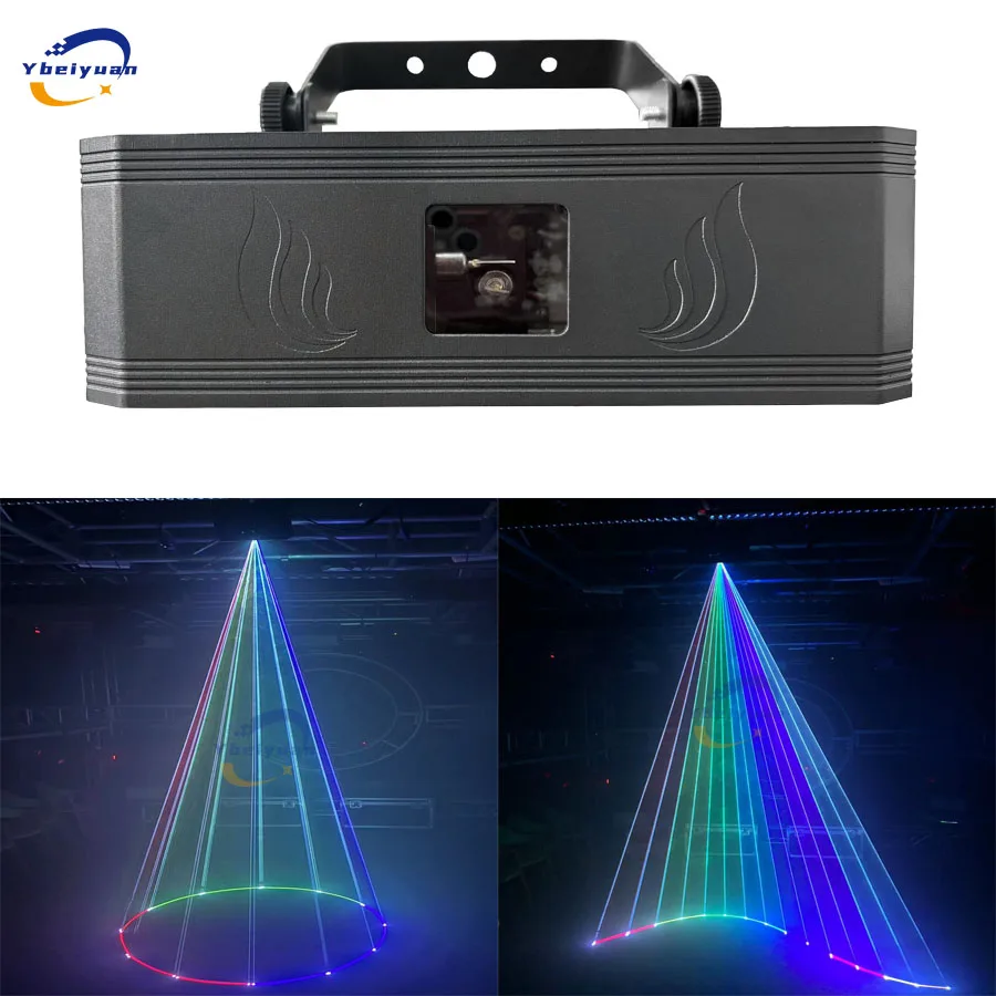 Z funkcją aplikacji Bluetooth 1W 2W 3W Projektor animacji 3D RGB pełnokolorowy efekt sceniczny DJ disco bar klub wesele impreza światło