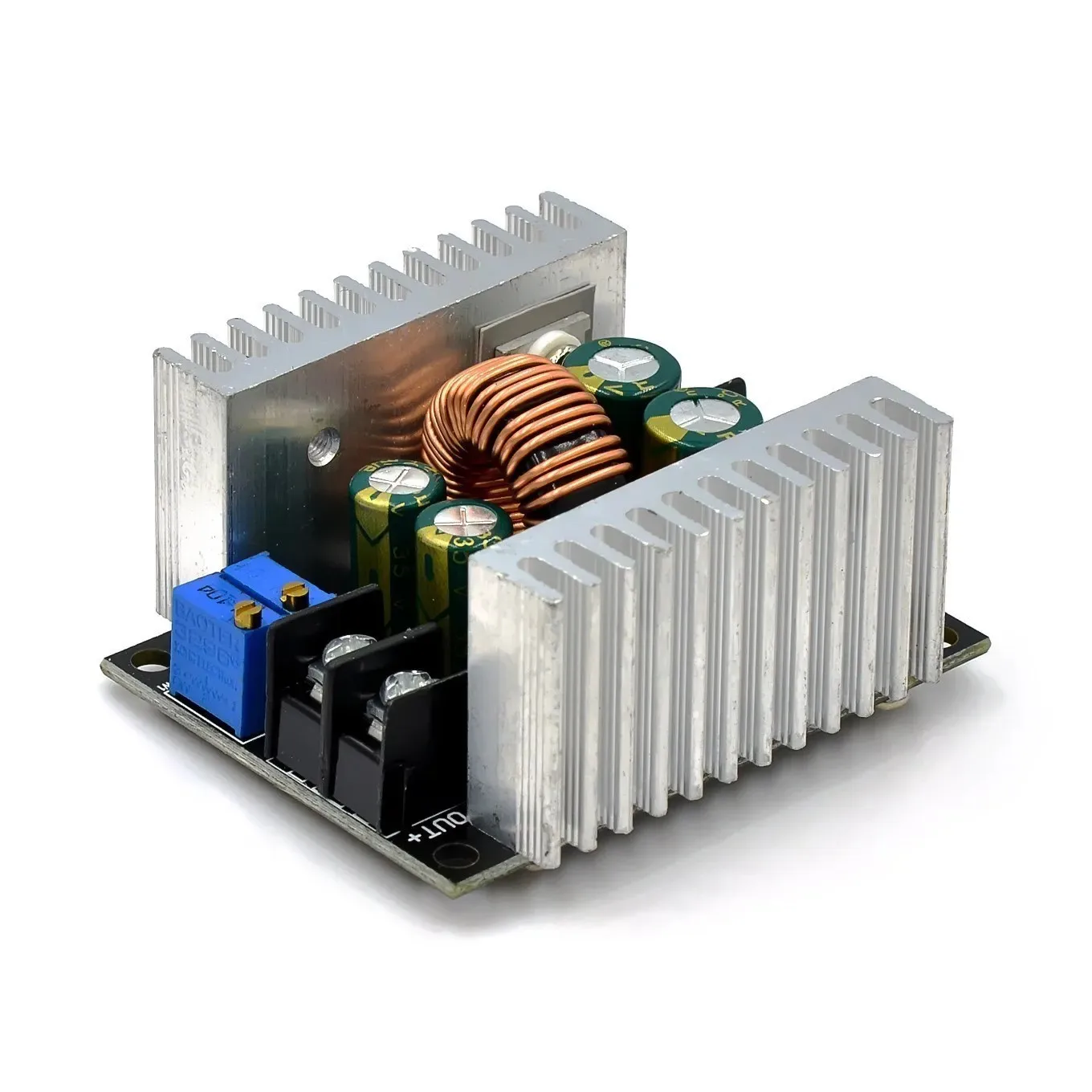 Módulo reductor de convertidor Buck de DC-DC de 300W, 20A, controlador LED de corriente constante, módulo de voltaje reductor de potencia, condensador electrolítico