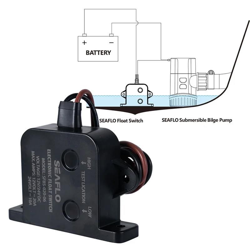 Wasserstand Sensor Schalter Automatische Alarm Steuerung System Wasserstand Alarm Bilgenpumpe Induktion Zubehör