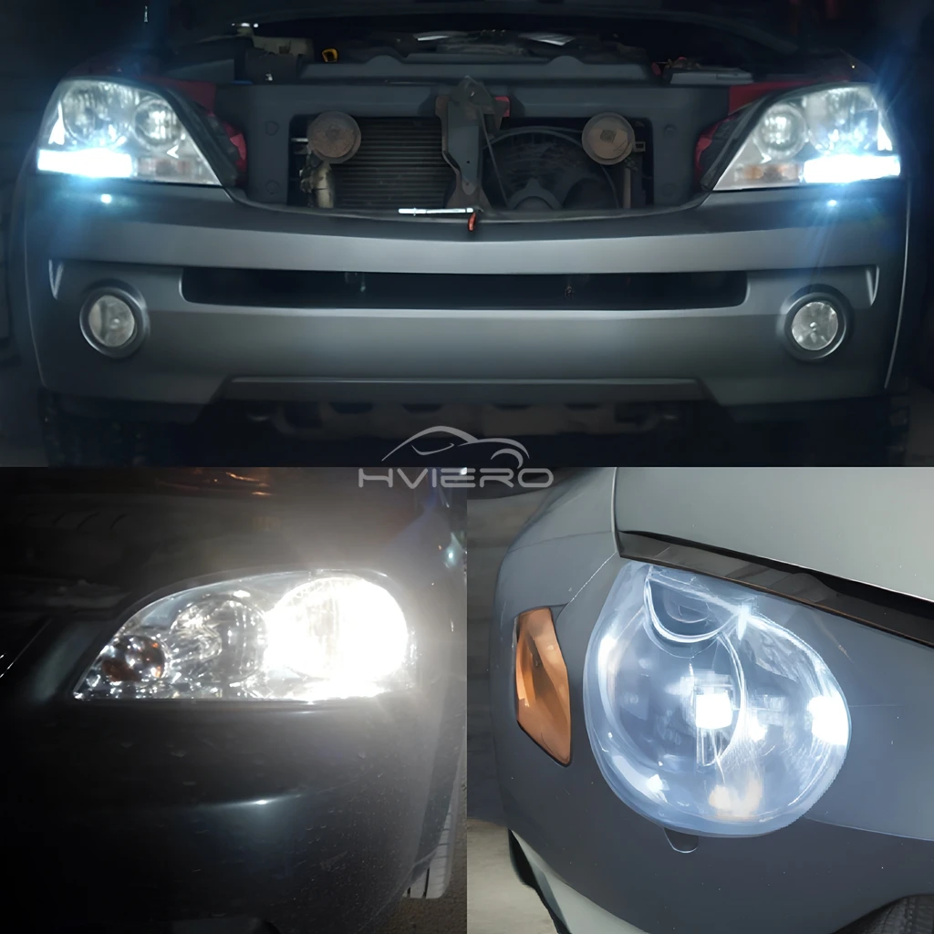 2/4/10X T10 W5W 10Led 7020 Car LED 194 168 Wedge Turn Signal Reverse Dome License Plate Trunk Reading Bulb White Clearance Light