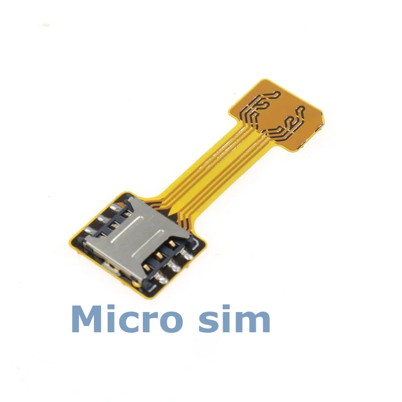 Adaptador de tarjeta SIM Dual doble para teléfono, adaptador Micro SD para Android extensor 2, adaptador Nano Micro SIM para Xiaomi Redmi y Samsung