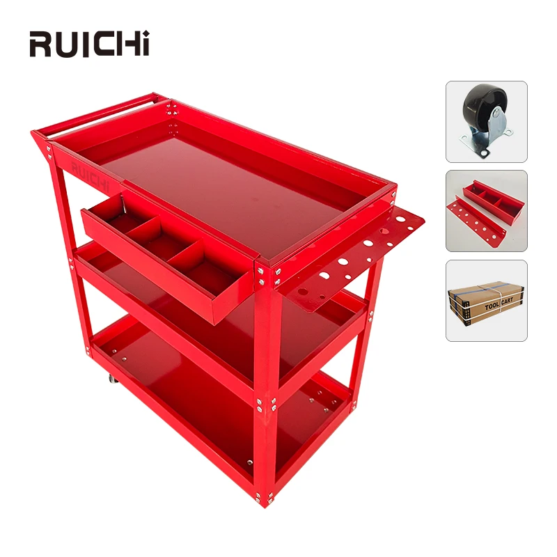 Factory Direct Rolling Tools Organizer Cabinet with Roller for Workshop Garage Household Tools Cabinet Trolley