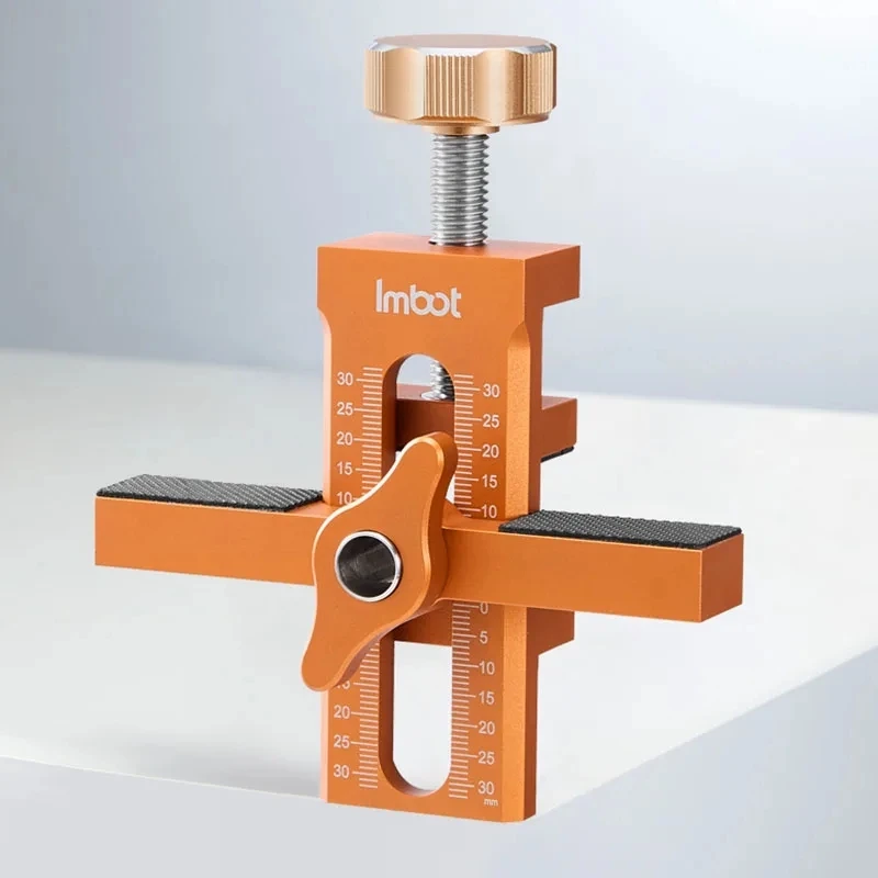 10mm Rebounder Punched Mounting Jig Cabinet Door Installation Jig Panel Install Clamp 2 In 1 Quick Closet Door Mounting Template