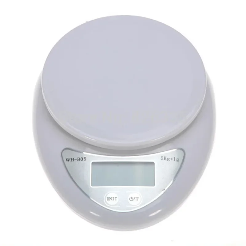 Elektronische Mini-Waage Steelyard, tragbare Digitalwaage, LCD-Küchenwaage, 5 kg, 1 g, Post- und Lebensmittelwaage, Gewicht messende Waage