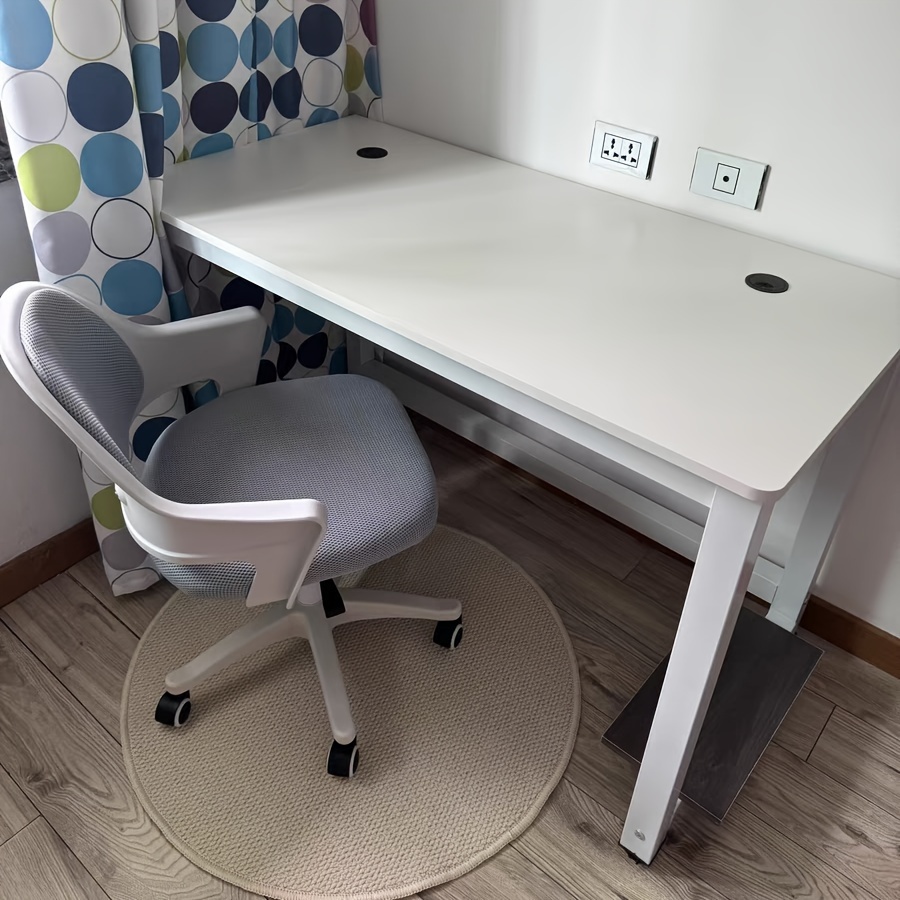 Adjustable Office Chair, Ergonomic Computer Chair - Metal Frame Swivel Base, for Home Office Study Room Dormitory & Learning