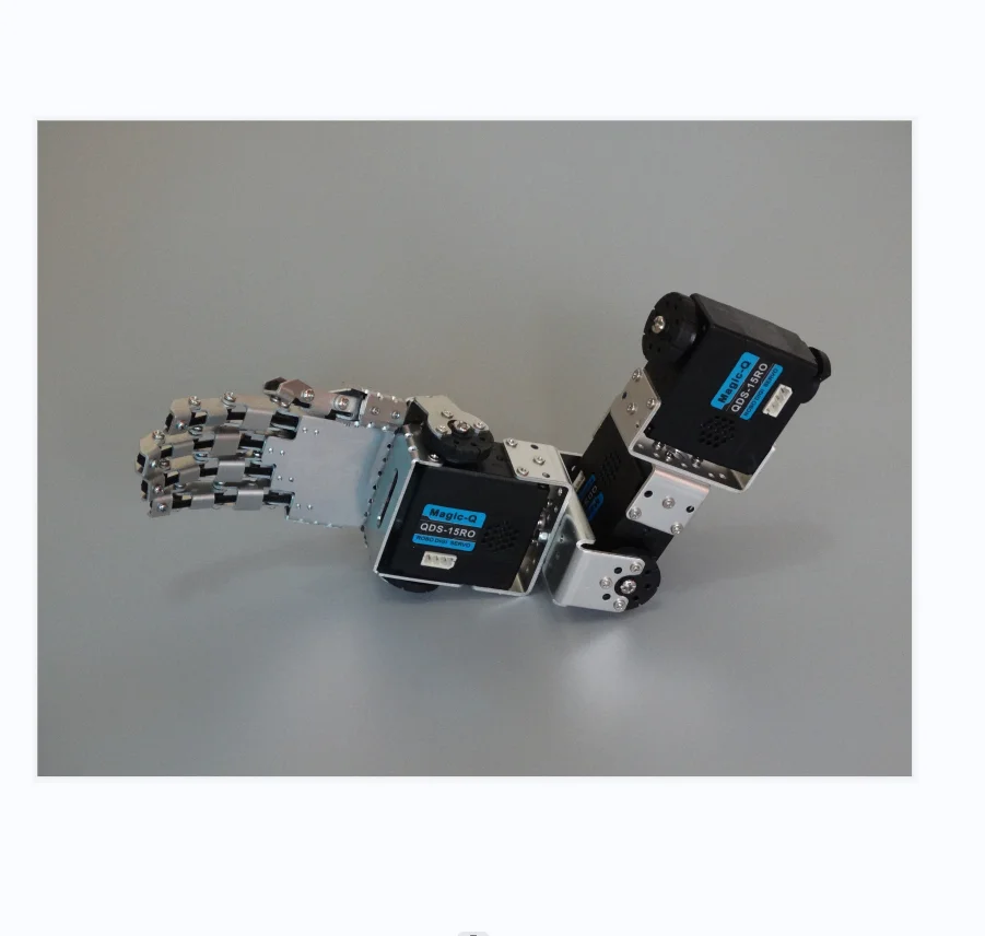 5 Finger Humanoid Biped 3 Dof Robot Hand-Five Fingers Finished Bionic Palm For Arduino Robot Left/Right Hand Programming DIY Kit