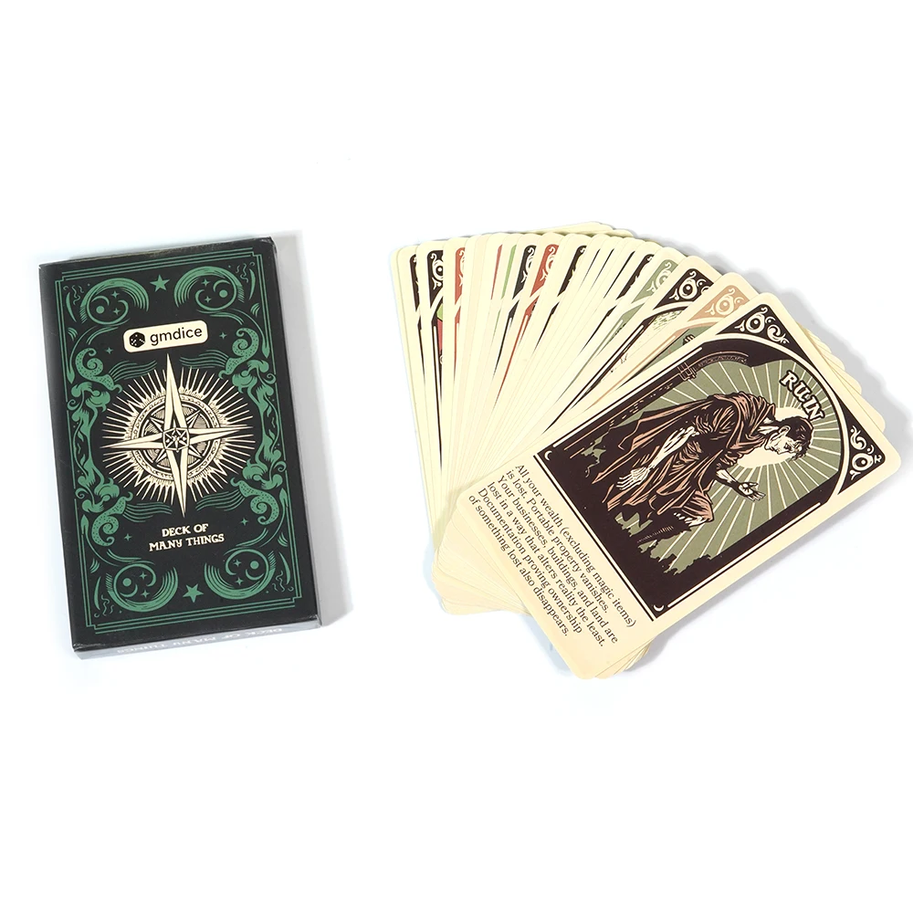 D&D Deck of Many Things: เกมไพ่ดาดฟ้า Manifestation ทางกายภาพ