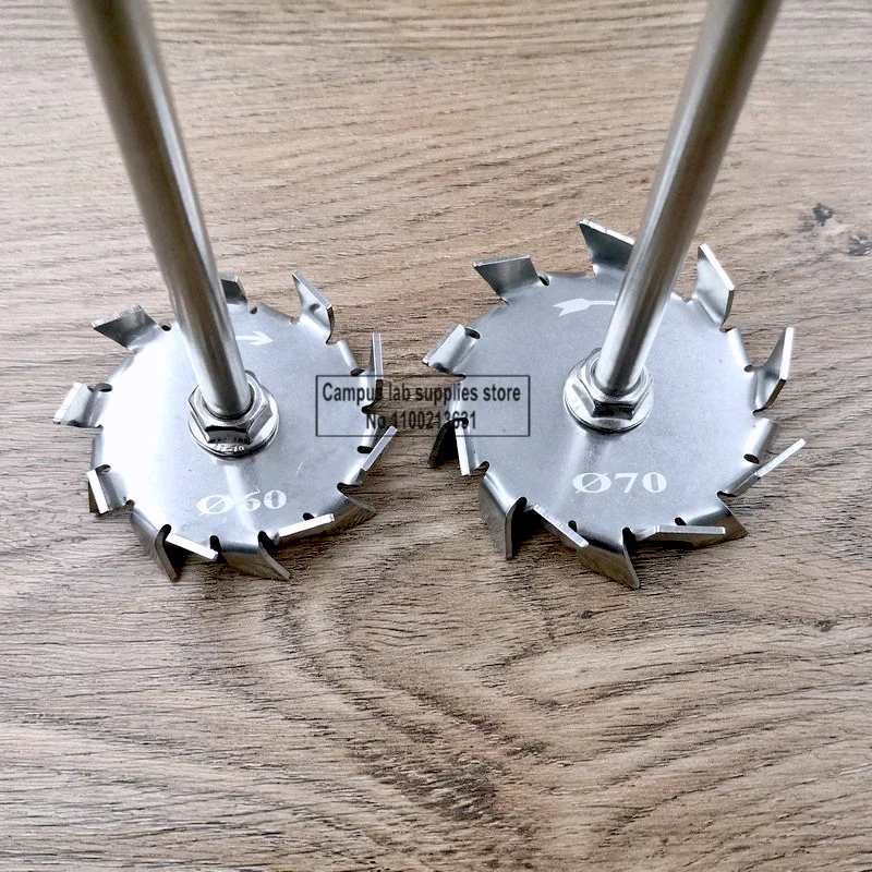 1 Cái Phòng 3Cm-15Cm Thép Không Gỉ Phân Tán Đĩa SUS304 Răng Cưa Loại Động Đĩa Thiết Bị Thí Nghiệm