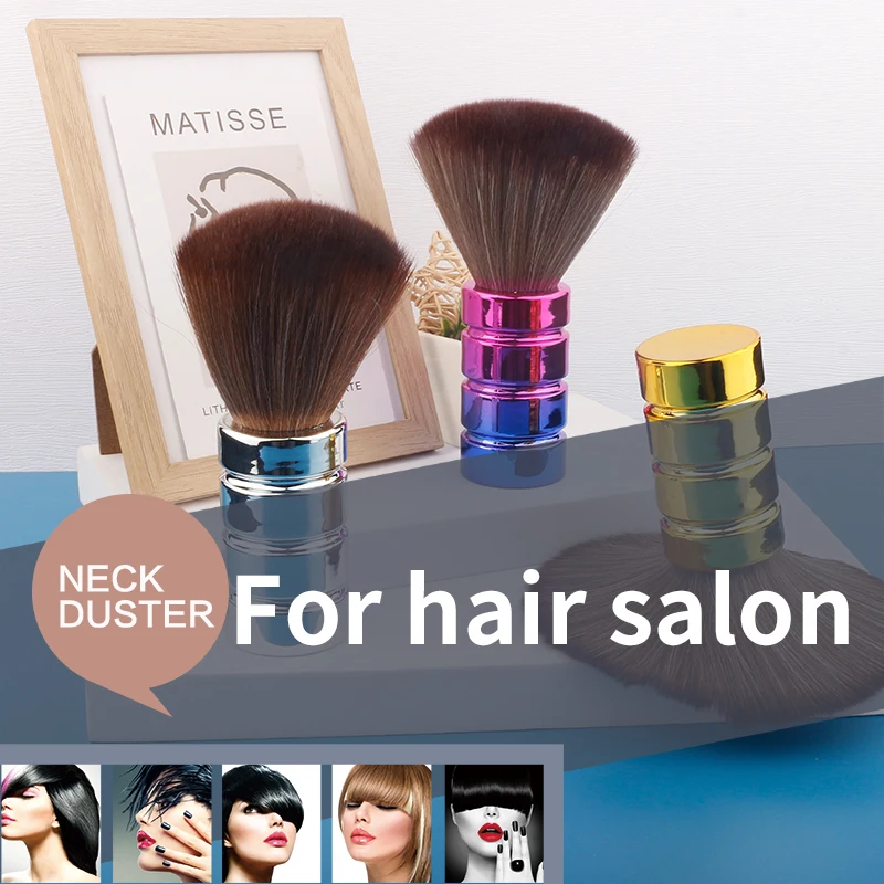 Barbiere professionale Spazzola morbida per spolverino per il viso Spazzola per la pulizia dei capelli da barbiere Spazzola per barba Taglio per salone Strumento per lo styling per parrucchieri