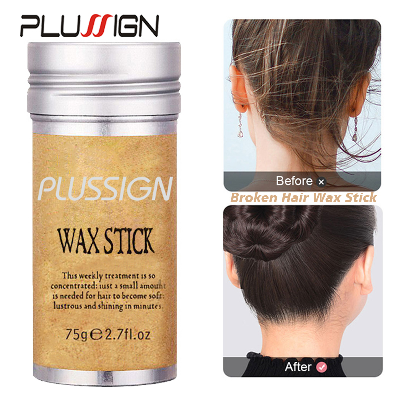 Artefato de cabelo quebrado cera de cabelo vara gel creme estilo cabelo frizz fixo fofo crianças homens e mulheres estilo cera de cabelo vara