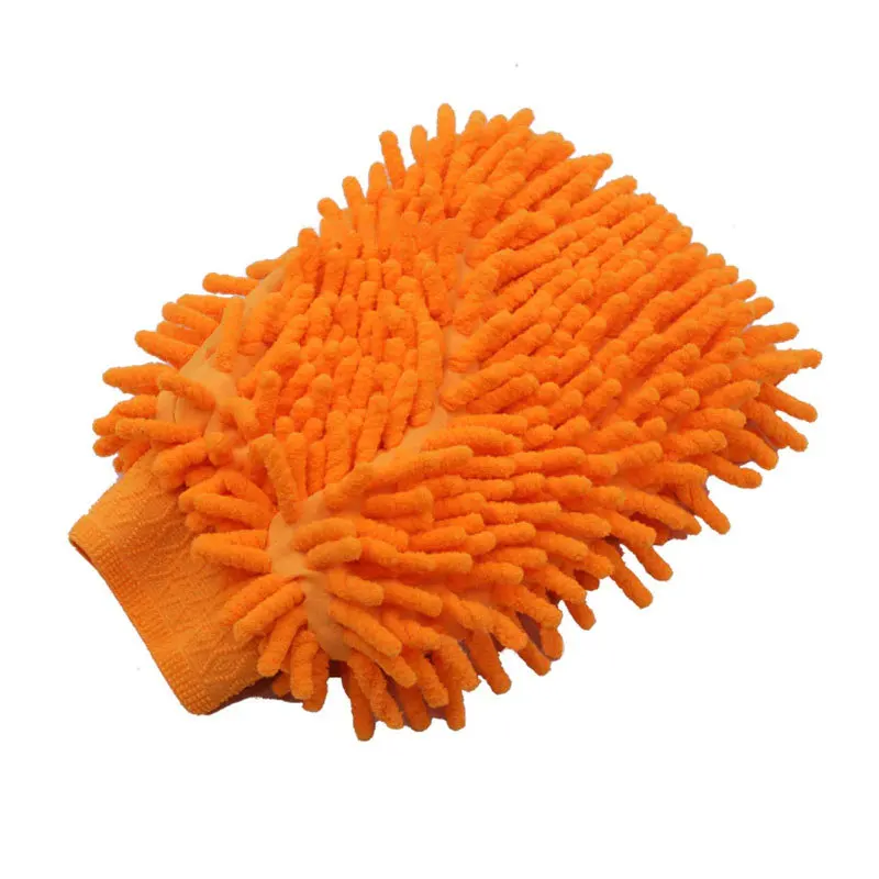 Microfiber Car Wash Dubbelzijdige Chenille Autohandschoenen Ultraabsorberende wassing Super dikke dichtheid Spons Kras Autoreiniging