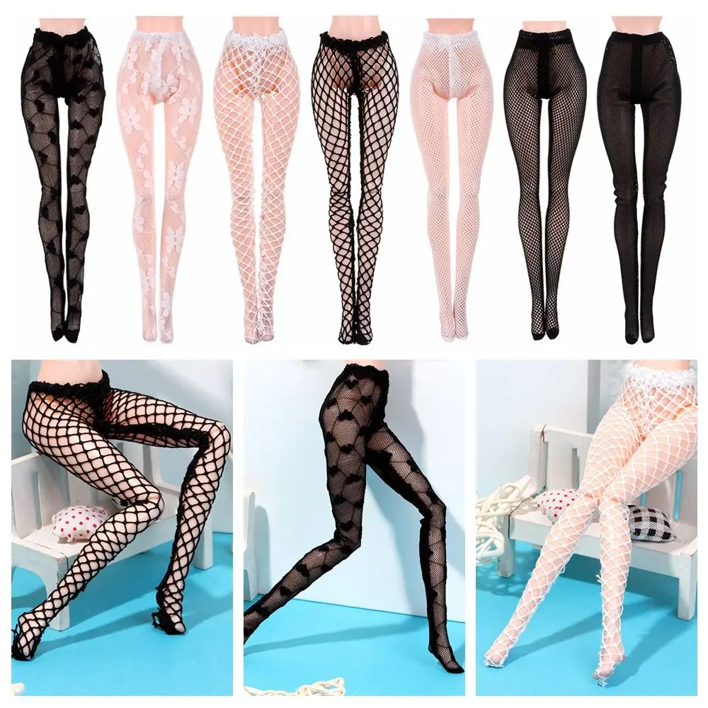 Doll Silk Stockings Mini Fishnet Tights Dolls Accessories Miniature Pantyhose Toy Pantyhose Elastic Leggings Suits Bottoms Socks