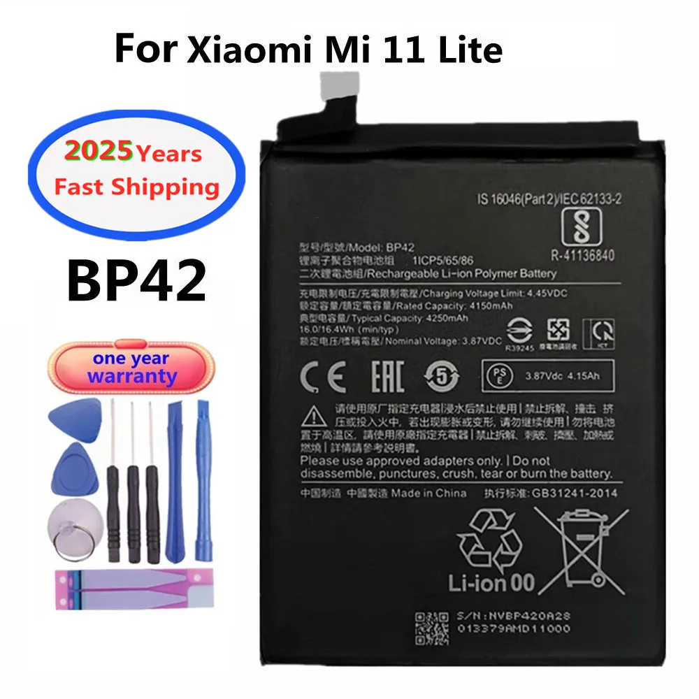 Ban Đầu BP42 BM4X BM55 Pin Thay Thế Xiaomi Mi 11 Mi11 Lite / Xiaomi11/ Xiaomi11 Pro/ Xiaomi11 Cực pin Điện Thoại