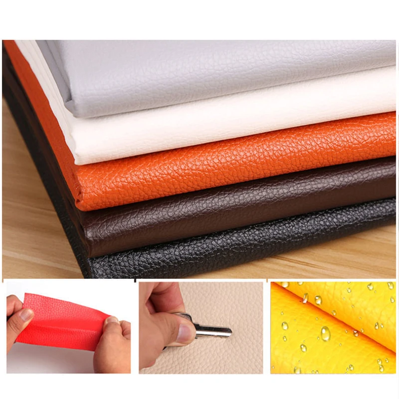 20X30Cm Da PU Nhân Tạo Miếng Dán Giả Da Tổng Hợp Vải Tự Dính Cho Ghế Sofa Sửa Chữa Miếng Dán Dính Chắc DIY chất Liệu
