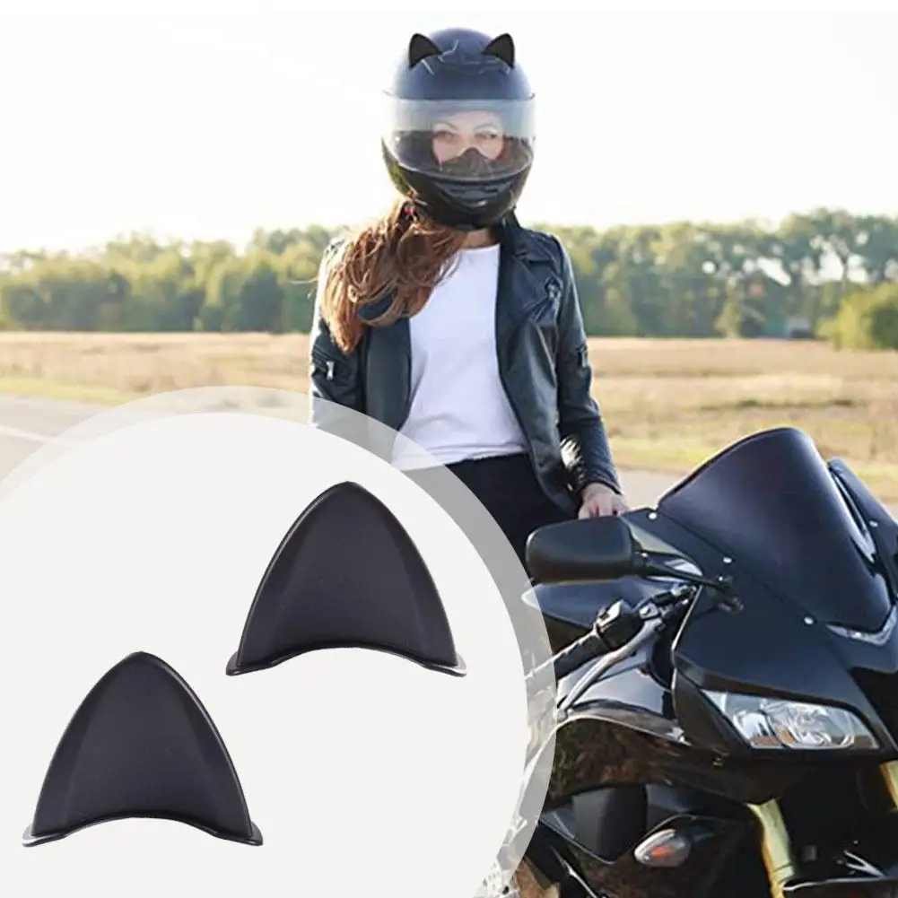 ユニバーサルモーターサイクルヘルメット,2ピース,猫の耳の装飾,アウトドアスポーツ,悪魔のようなスタイル