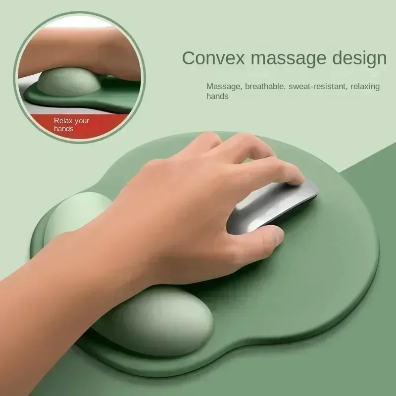 Gradient color mouse pad comfortable wrist rest non-slip mouse pad soft mouse pad wrist rest computer desktop silicone mouse pad