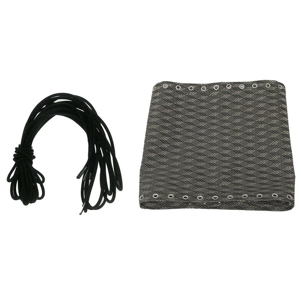 BABQ Paño reclinable con cordón elástico, tela de repuesto para tumbona de silla duradera y transpirable, para patio, jardín, playa, como se muestra