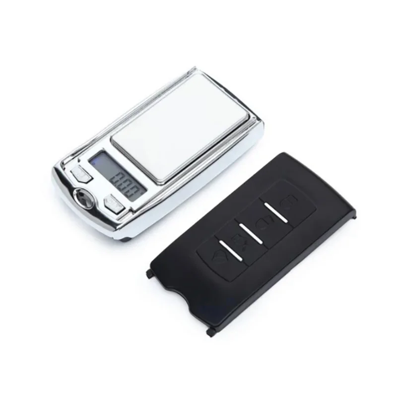 200g/100g 0.01g Precision Portable Car Key Shape Mini Digital Pocket Electronic Gram Scale with LCD Display