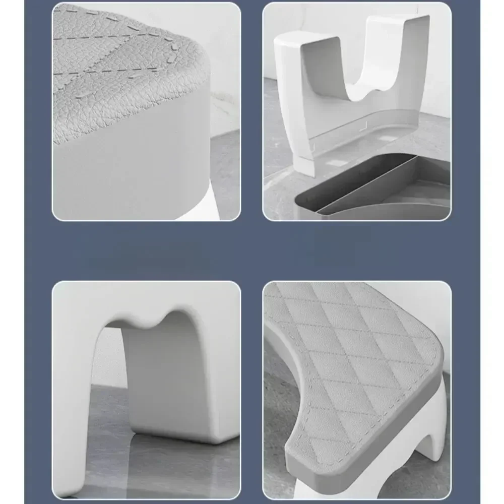 ตามฤดูกาล Universal ห้องน้ําสตูลวางเท้าในครัวเรือนห้องน้ํา Anti SLIP เท้าเหยียบห้องน้ํา Squat สตูลที่ถอดออกได้ที่นั่งสตูล