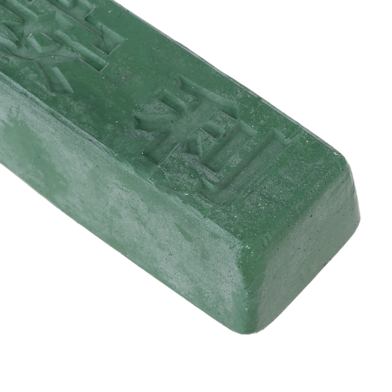 Pâte à polir en alumine, couleur blanc et vert, buff fin, accessoire pour polir le métal
