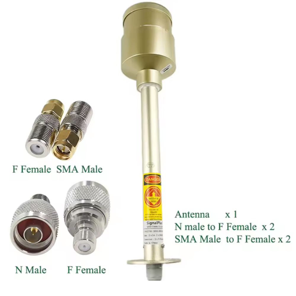 MIMO-Antennen für den Außenbereich für STC-, Zain- und Mobiltelefone aus Saudi-Arabien, Dualband 1700–3800 MHz mit 2 x 30 dBi Gewinn für 5G- und 4G-Netzwerke